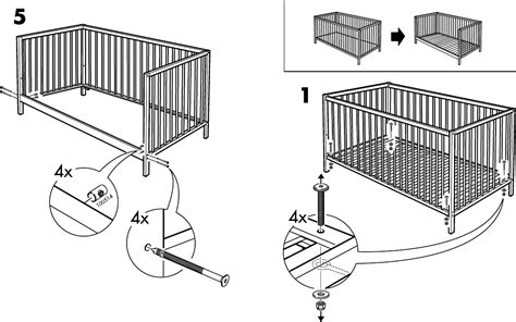 ikea toddler bed assembly instructions